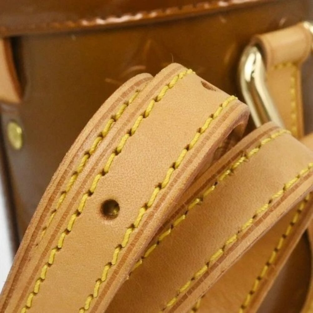BUYIT/ Louis Vuitton Vernis Astor Place Shoulder Bag Bronze M91101 SR00 NQ05275 - Picture 6 of 11